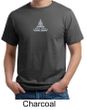 Mens Yoga T-shirt - Lotus Pose Meditation Organic Tee Shirt