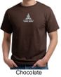 Mens Yoga T-shirt - Lotus Pose Meditation Organic Tee Shirt