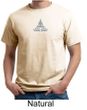 Mens Yoga T-shirt - Lotus Pose Meditation Organic Tee Shirt