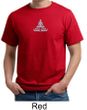 Mens Yoga T-shirt - Lotus Pose Meditation Organic Tee Shirt
