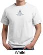 Mens Yoga T-shirt - Lotus Pose Meditation Organic Tee Shirt