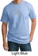 Mens Yoga T-shirt - Lotus Pose Meditation Tall Tee Shirt