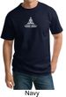 Mens Yoga T-shirt - Lotus Pose Meditation Tall Tee Shirt