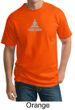 Mens Yoga T-shirt - Lotus Pose Meditation Tall Tee Shirt