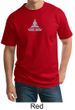 Mens Yoga T-shirt - Lotus Pose Meditation Tall Tee Shirt