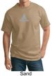 Mens Yoga T-shirt - Lotus Pose Meditation Tall Tee Shirt