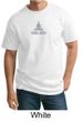 Mens Yoga T-shirt - Lotus Pose Meditation Tall Tee Shirt