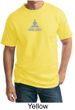 Mens Yoga T-shirt - Lotus Pose Meditation Tall Tee Shirt