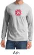 Mens Yoga T-shirt - Muladhara Root Chakra Adult Long Sleeve Shirt
