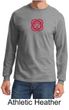 Mens Yoga T-shirt - Muladhara Root Chakra Adult Long Sleeve Shirt