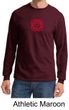 Mens Yoga T-shirt - Muladhara Root Chakra Adult Long Sleeve Shirt