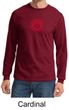 Mens Yoga T-shirt - Muladhara Root Chakra Adult Long Sleeve Shirt