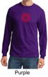 Mens Yoga T-shirt - Muladhara Root Chakra Adult Long Sleeve Shirt