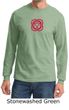 Mens Yoga T-shirt - Muladhara Root Chakra Adult Long Sleeve Shirt