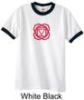 Mens Yoga T-shirt - Muladhara Root Chakra Adult Ringer Shirt