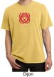 Mens Yoga T-shirt - Muladhara Root Chakra Pigment Dyed Tee Shirt