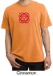Mens Yoga T-shirt - Muladhara Root Chakra Pigment Dyed Tee Shirt