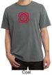 Mens Yoga T-shirt - Muladhara Root Chakra Pigment Dyed Tee Shirt