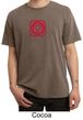 Mens Yoga T-shirt - Muladhara Root Chakra Pigment Dyed Tee Shirt