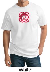 Mens Yoga T-shirt - Muladhara Root Chakra Tall Tee Shirt
