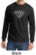 Mens Yoga T-Shirt Super OM Long Sleeve Shirt