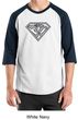 Mens Yoga T-Shirt Super OM Raglan Shirt