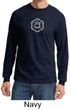 Mens Yoga T-shirt Swadhisthana Chakra Symbol Adult Long Sleeve Shirt