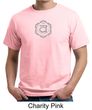 Mens Yoga T-shirt Swadhisthana Chakra Symbol Adult Organic Tee Shirt