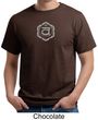 Mens Yoga T-shirt Swadhisthana Chakra Symbol Adult Organic Tee Shirt