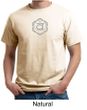 Mens Yoga T-shirt Swadhisthana Chakra Symbol Adult Organic Tee Shirt