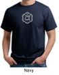 Mens Yoga T-shirt Swadhisthana Chakra Symbol Adult Organic Tee Shirt