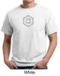 Mens Yoga T-shirt Swadhisthana Chakra Symbol Adult Organic Tee Shirt
