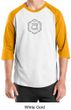Mens Yoga T-shirt Swadhisthana Chakra Symbol Adult Raglan Shirt