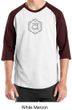 Mens Yoga T-shirt Swadhisthana Chakra Symbol Adult Raglan Shirt