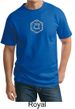 Mens Yoga T-shirt Swadhisthana Chakra Symbol Adult Tall Tee Shirt