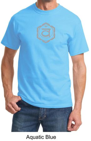 Mens Yoga T-shirt Swadhisthana Chakra Symbol Adult Tee Shirt