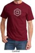 Mens Yoga T-shirt Swadhisthana Chakra Symbol Adult Tee Shirt