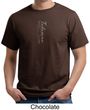 Mens Yoga T-shirt Tadasana Mountain Pose Organic Shirt