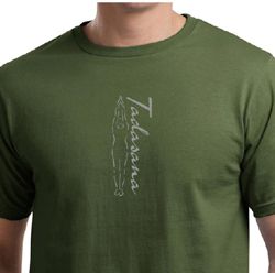 Mens Yoga T-shirt Tadasana Mountain Pose Organic Shirt