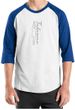 Mens Yoga T-shirt Tadasana Mountain Pose Raglan Shirt