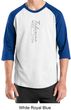 Mens Yoga T-shirt Tadasana Mountain Pose Raglan Shirt