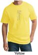 Mens Yoga T-shirt Tadasana Mountain Pose Tall Shirt