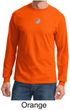 Mens Yoga T-shirt Yin Yang Small Print Meditation Long Sleeve Shirt