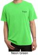 Mens Yoga T-shirt Yoga Logo Pocket Print Adult Pigment Dyed Tee Shirt