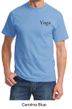 Mens Yoga T-shirt Yoga Logo Pocket Print Adult Tee Shirt