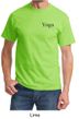 Mens Yoga T-shirt Yoga Logo Pocket Print Adult Tee Shirt