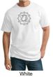 Mens Yoga Tall T-shirt Anahata Heart Chakra Adult Tee Shirt