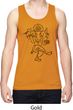 Mens Yoga Tank Top Black Sketch Ganesha Dry Wicking Tanktop