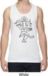 Mens Yoga Tank Top Black Sketch Ganesha Dry Wicking Tanktop