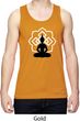 Mens Yoga Tank Top Buddha Lotus Pose Dry Wicking Tanktop